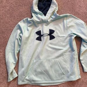 Under Armour Light Blue Green Hoodie